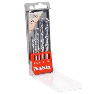 Set de brocas para concreto (5 PCs) (4, 5, 6, 8, 10) D-41040 Makita
