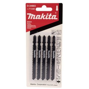 Sierra caladora para madera 5″ T244D x 5unid Corte curvo vasto Basico 4-50mm Makita D-34899