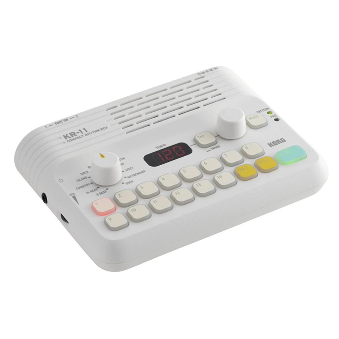 Caja de ritmos Korg KR-11 126 patrones rítmicos Blanco - Imagen 2