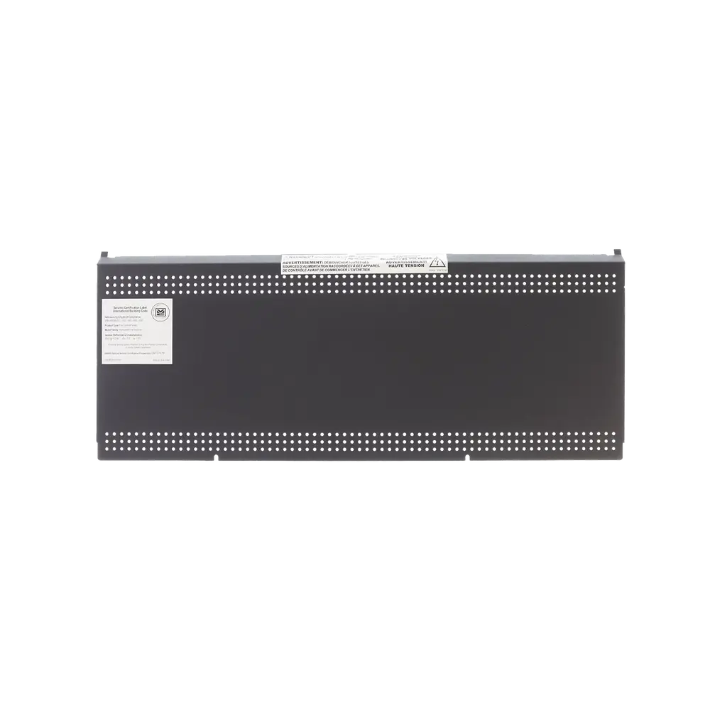 Placa Ciega para cubrir las Baterías y la Fuente de Alimentación / para gabinetes de nivel 1 a 4 / Color Negro