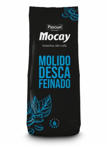 Café Mocay Molido Descafeinado 250 g – Pack de 4 Bolsas