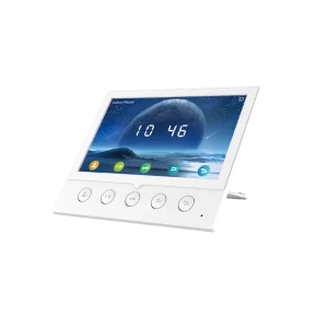 Monitor IP/SIP para interior, Wi-Fi, pantalla a color de 7″, audio de 2 vías, PoE, 8 interfaces de entrada de alarma