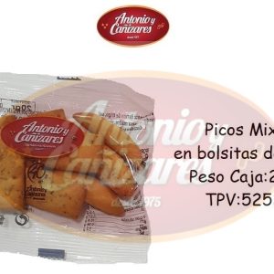 Picos mix en bolsitas de 20g – Caja de  2kg  AyC
