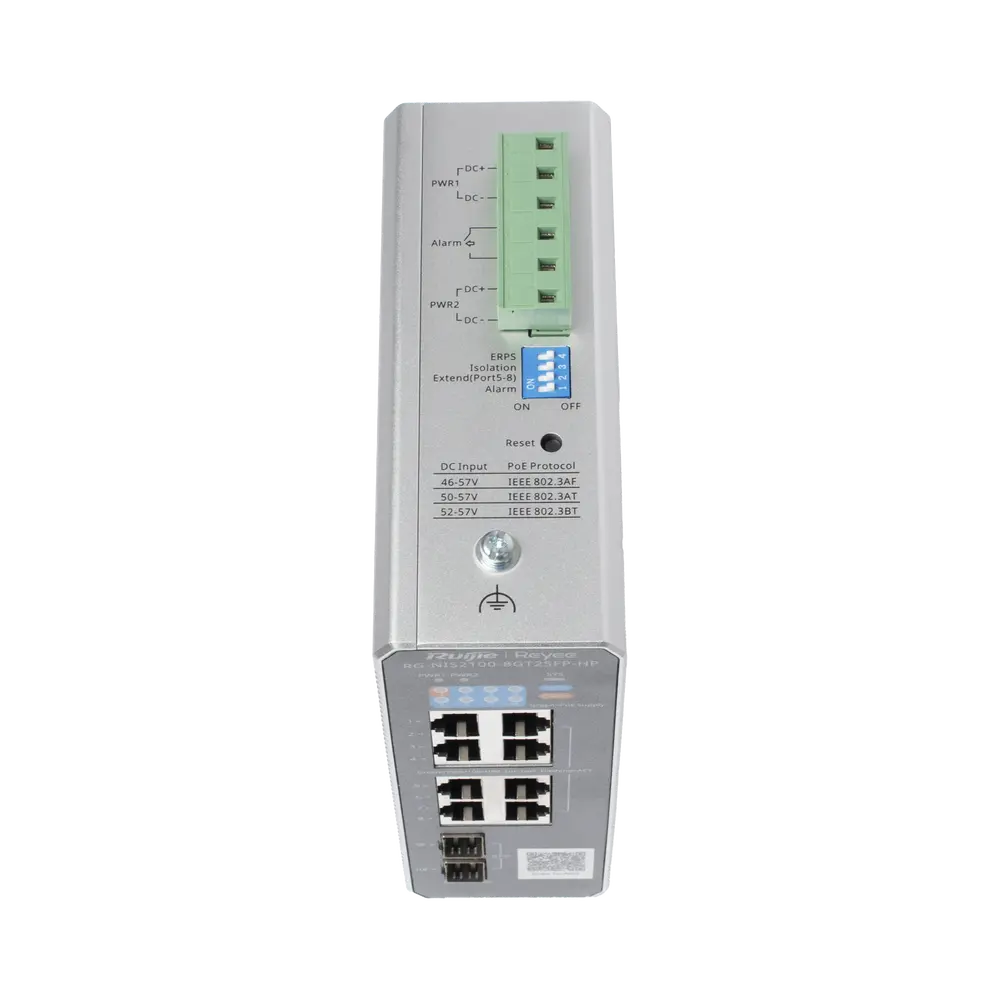 Switch Industrial PoE con gestión en la nube con 1 puerto PoE++, 7 puertos PoE+ y 2 puertos uplink SFP Ideal para temperaturas Extremas y protección contra descargas - Imagen 5
