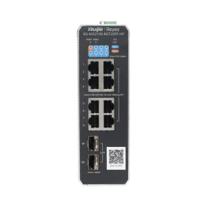 Switch Industrial PoE con gestión en la nube con 1 puerto PoE++, 7 puertos PoE+ y 2 puertos uplink SFP Ideal para temperaturas Extremas y protección contra descargas