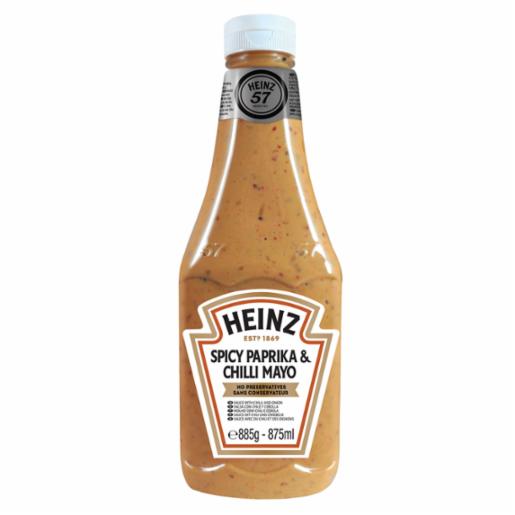 Salsa Heinz Picante Paprika y Chili 875 ml – Caja de 6 Botellas - Imagen 2
