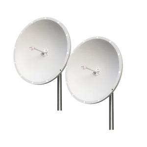 Kit de 2 Antenas Parabólicas de Frecuencia Extendida, 4.8 – 6.5 GHz, 28 dBi
