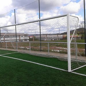 JUEGO DE 2 REDES DE FÚTBOL 11 3MM COLEGIAL